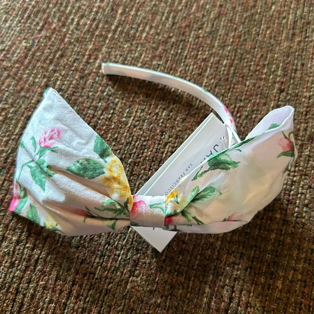 JANIE and JACK FLORAL BOW HEADBAND
